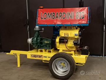 Motopompa Carrellata Caprari motore Lombardini 833