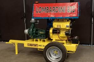 Motopompa Carrellata Caprari motore Lombardini 833