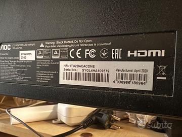 Monitor Gaming Aoc G2 Series 144Hz 27”