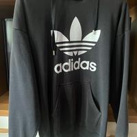 Felpa Adidas Trefoil donna nera tg.44