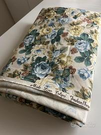 Scampolo tessuto da tappezzeria in misto lino