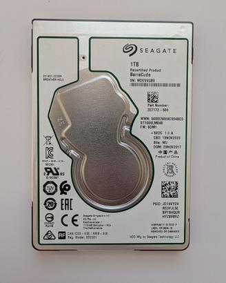 Hard Disk 2.5" 1TB Seagate ST1000LM048 SATA 7mm