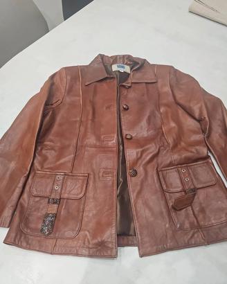 giacca vera pelle donna tg L 