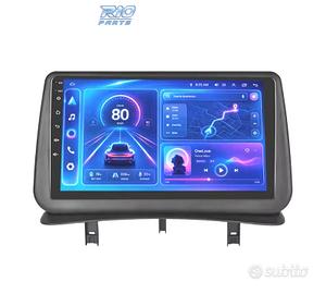 RADIO GPS 9'' ANDROID 13 RENAULT CLIO 3 05-14 2 DI