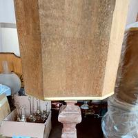 Coppia lampade marmo