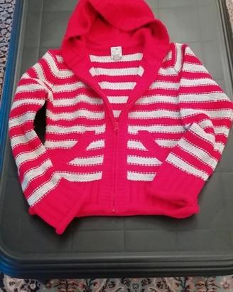 Maglione con cappuccio per bimbo 10 anni