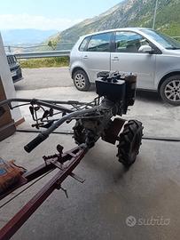 motocoltivatore con carrello 