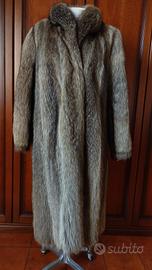 cappotto pelliccia marmotta lungo