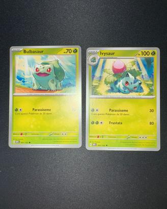 Carte Pokemon Bulbasaur Ivysaur