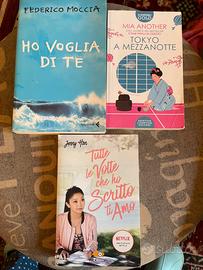 Set tre romanzi rosa titoli vari