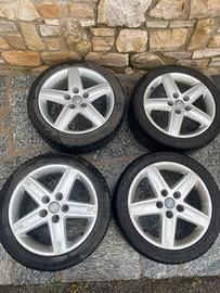 4 ruote con gomme 225 45 R17 AUDI