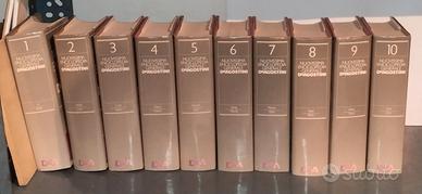 enciclopedia generale de agostini 10 vol. libri