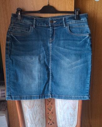 Gonna corta in denim Camaïeu 
