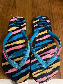 Havaianas bambina 33-34 con brillantini