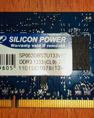 RAM DDR3 da 2 giga Nuova