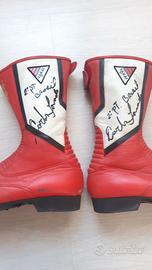 Stivali originali Carlos Lavado autografati 
