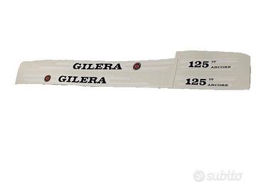 ADESIVI GILERA ARCORE 125 BIANCO SCRITTA NERA RICA
