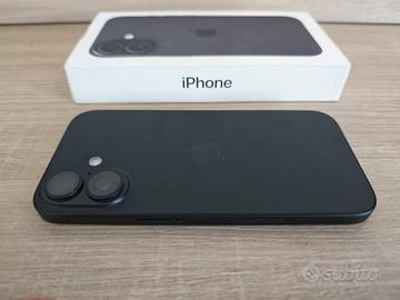 IPHONE 16 128GB BLACK usato perfetto stato
