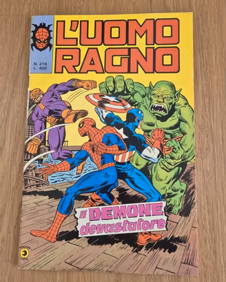 Fumetto L'Uomo Ragno N. 219 - Editoriale Corno