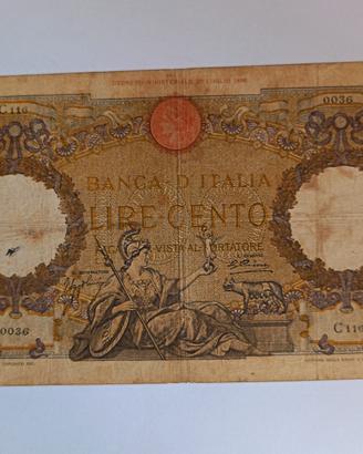 Banconota 100 lire  Roma Guerriera 