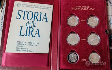 Monete argento Addio alla Lira 1999.