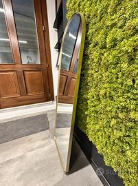 Specchio 120 x 40 cornice oro Maison Du Monde