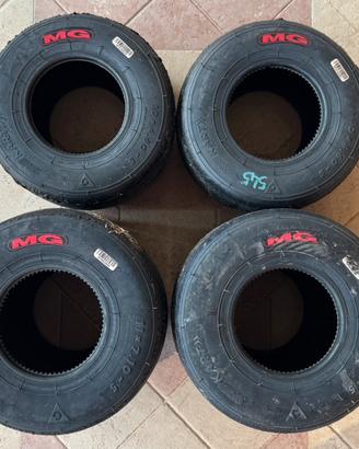 Set Gomme Kart 125 MG Rosse SH2.