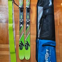 Set scialpinismo usato 3 volte -sci 167cm