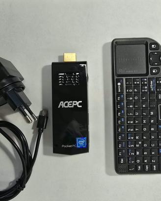 Mini PC Stick ACEPC T5 - Mini Tastiera WiFi -Borsa