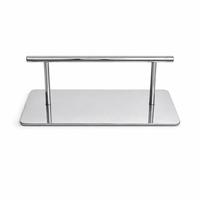 Poggiapiedi parrucchiere cromato professionale