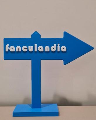 Segnale da Scrivania – Stampa 3D in PLA Blu