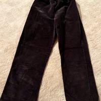 Pantaloni di velluto grigio