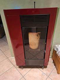 stufa a pellet Annabella rossa