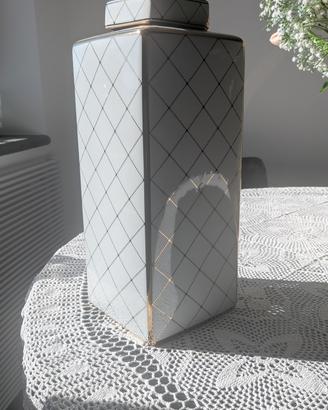 vaso barattolo decorativo  moderno chic 30cm