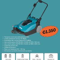 Makita Spazzatrice 40Vmax Nuova + Spedizione