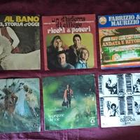 16 Vinili 45 giri Battisti, Baglioni, Dalla