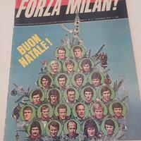 RIVISTA FORZA MILAN BUON NATALE 1973