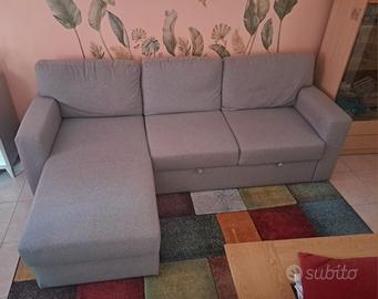 Divano letto 3 posti/chaise-longue BÅRSLÖV