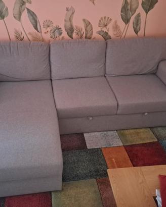 Divano letto 3 posti/chaise-longue BÅRSLÖV