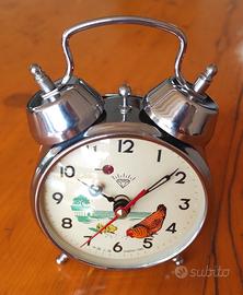 sveglia Orologio gallina Diamond 1960 perfetta 