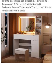 Toeletta da Trucco con Specchio