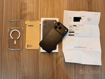 Iphone 18 pro max 256gb nero garanzia apple