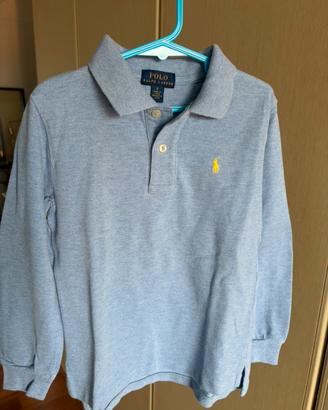Polo Ralph Lauren maniche lunghe bambino 6 anni