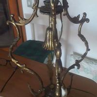Lampadario antico in ottone