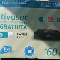 Decoder Satellitare Tivusat HUMAX 3801S2 HD con sc