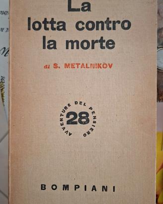 Libro vintage La lotta contro la morte