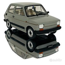 Fiat 126 Personal 4 650 Silver 1:18 Laudoracing