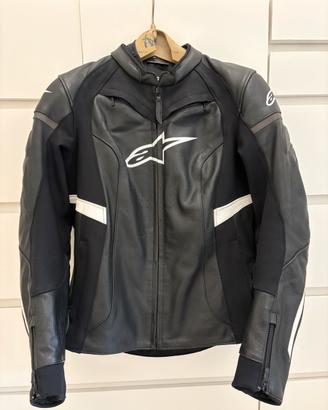Alpinestars giacca moto donna NUOVA in pelle Tg 44