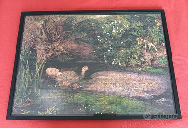 Puzzle incorniciato (Ophelia, Millais)
