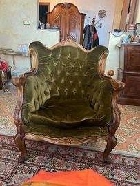 sofà divano stile barocco